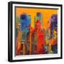 Midtown Manhattan from The Waldorf-Peter Graham-Framed Giclee Print