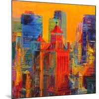 Midtown Manhattan from The Waldorf-Peter Graham-Mounted Giclee Print