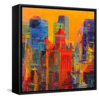 Midtown Manhattan from The Waldorf-Peter Graham-Framed Stretched Canvas