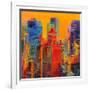 Midtown Manhattan from The Waldorf-Peter Graham-Framed Giclee Print