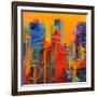 Midtown Manhattan from The Waldorf-Peter Graham-Framed Giclee Print