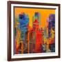 Midtown Manhattan from The Waldorf-Peter Graham-Framed Giclee Print