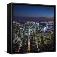 Midtown Manhattan, New York City, New York, USA-Jon Arnold-Framed Stretched Canvas