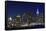 Midtown Manhattan Skyline at Night Lights, New York City-Zigi-Framed Stretched Canvas