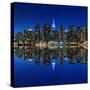 Midtown Manhattan Skyline at Night Lights, New York City-Zigi-Stretched Canvas