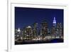 Midtown Manhattan Skyline at Night Lights, New York City-Zigi-Framed Photographic Print