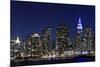 Midtown Manhattan Skyline at Night Lights, New York City-Zigi-Mounted Photographic Print