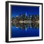 Midtown Manhattan Skyline at Night Lights, New York City-Zigi-Framed Photographic Print