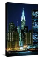 Midtown Manhattan Skyline at Night, New York City-Zigi-Stretched Canvas
