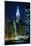 Midtown Manhattan Skyline at Night, New York City-Zigi-Mounted Photographic Print