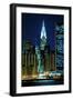 Midtown Manhattan Skyline at Night, New York City-Zigi-Framed Photographic Print