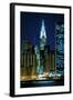 Midtown Manhattan Skyline at Night, New York City-Zigi-Framed Photographic Print