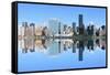 Midtown Manhattan Skyline on a Clear Blue Day, New York City-Zigi-Framed Stretched Canvas