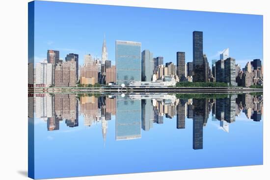 Midtown Manhattan Skyline on a Clear Blue Day, New York City-Zigi-Stretched Canvas