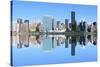 Midtown Manhattan Skyline on a Clear Blue Day, New York City-Zigi-Stretched Canvas