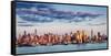 Midtown Manhattan Skyscrapers Reflecting Light at Sunset-Francois Roux-Framed Stretched Canvas