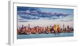 Midtown Manhattan Skyscrapers Reflecting Light at Sunset-Francois Roux-Framed Photographic Print