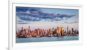 Midtown Manhattan Skyscrapers Reflecting Light at Sunset-Francois Roux-Framed Photographic Print