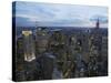 Midtown Manhattan Sparkles at Dusk-David Jay Zimmerman-Stretched Canvas