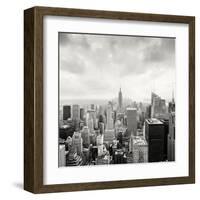 Midtown Manhattan, Study 1, New York City, 2013-Marcin Stawiarz-Framed Art Print