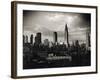 Midtown Manhattan under Clouds-null-Framed Photographic Print