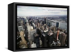 Midtown Manhattan-David Jay Zimmerman-Framed Stretched Canvas