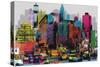 Midtown Meleé-Stefan Jans-Stretched Canvas