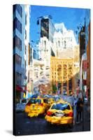 Midtown New York - In the Style of Oil Painting-Philippe Hugonnard-Stretched Canvas