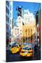 Midtown New York - In the Style of Oil Painting-Philippe Hugonnard-Mounted Giclee Print