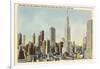 Midtown Skyline and Radio City, New York City-null-Framed Art Print