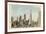 Midtown Skyline and Radio City, New York City-null-Framed Premium Giclee Print