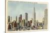 Midtown Skyline and Radio City, New York City-null-Stretched Canvas