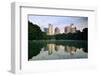 Midtown Skyline as Seen from Piedmont Park in Atlanta, Georgia, USA-SeanPavonePhoto-Framed Photographic Print