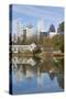 Midtown Skyline from Piedmont Park, Atlanta, Georgia, United States of America, North America-Gavin Hellier-Stretched Canvas