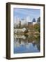 Midtown Skyline from Piedmont Park, Atlanta, Georgia, United States of America, North America-Gavin Hellier-Framed Photographic Print