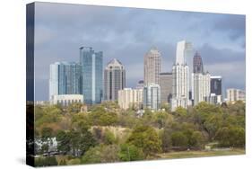 Midtown Skyline from Piedmont Park, Atlanta, Georgia, United States of America, North America-Gavin Hellier-Stretched Canvas