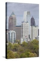 Midtown Skyline from Piedmont Park, Atlanta, Georgia, United States of America, North America-Gavin Hellier-Stretched Canvas