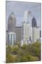 Midtown Skyline from Piedmont Park, Atlanta, Georgia, United States of America, North America-Gavin Hellier-Mounted Photographic Print