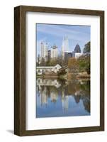 Midtown Skyline from Piedmont Park, Atlanta, Georgia, United States of America, North America-Gavin Hellier-Framed Photographic Print