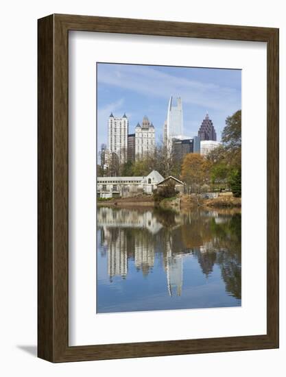 Midtown Skyline from Piedmont Park, Atlanta, Georgia, United States of America, North America-Gavin Hellier-Framed Photographic Print