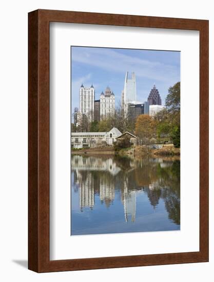 Midtown Skyline from Piedmont Park, Atlanta, Georgia, United States of America, North America-Gavin Hellier-Framed Photographic Print