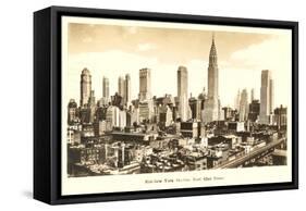 Midtown Skyline, New York City-null-Framed Stretched Canvas