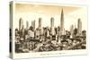 Midtown Skyline, New York City-null-Stretched Canvas