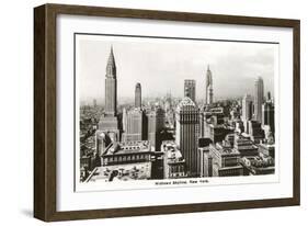 Midtown Skyline, New York City-null-Framed Art Print