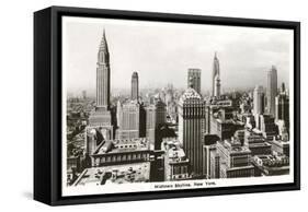 Midtown Skyline, New York City-null-Framed Stretched Canvas