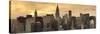 Midtown Skyline with Chrysler Building and Empire State Building, Manhattan, New York City, USA-Jon Arnold-Stretched Canvas