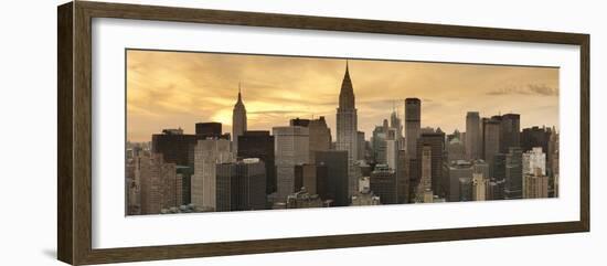 Midtown Skyline with Chrysler Building and Empire State Building, Manhattan, New York City, USA-Jon Arnold-Framed Photographic Print