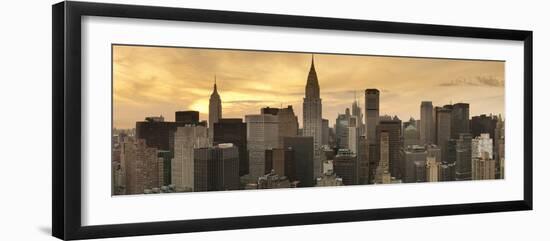 Midtown Skyline with Chrysler Building and Empire State Building, Manhattan, New York City, USA-Jon Arnold-Framed Photographic Print