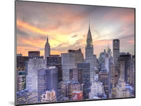 Midtown Skyline with Chrysler Building and Empire State Building, Manhattan, New York City, USA-Jon Arnold-Mounted Photographic Print