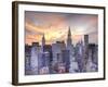 Midtown Skyline with Chrysler Building and Empire State Building, Manhattan, New York City, USA-Jon Arnold-Framed Photographic Print